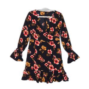 Gamiss Petite Floral Dress 10 S NWT Dark Romantic Boho Gothic Cottagecore Skater